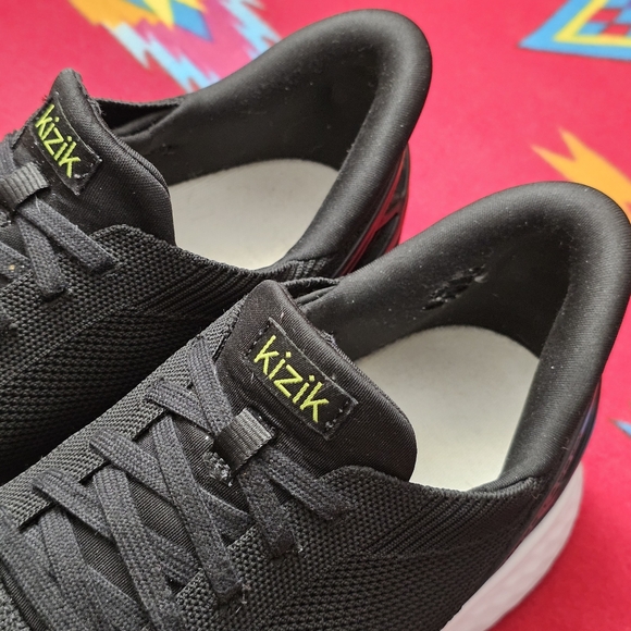 Kizik Athens Hands Free Athletic Sneakers Men's 9 Wide / Womens 10.5 Wide Black - Picture 13 of 13